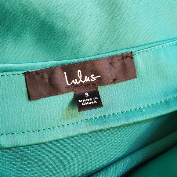 Lulu's Green Midi Skirt - Picture 4 of 4